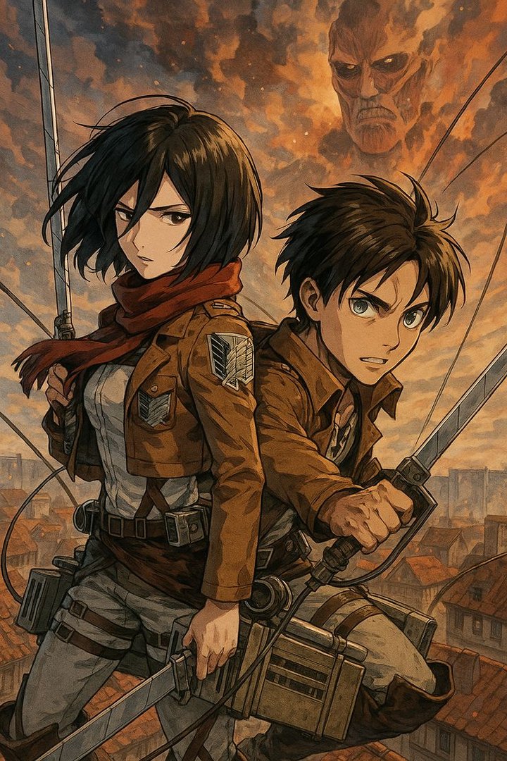 Attack On Titan | Anime Frames | Anime Posters | Premium Aesthetic Photo Frame | HD Print | Unbreakable Acrylic Glass | Wall Hanging | Perfect for Home & Office Decor
